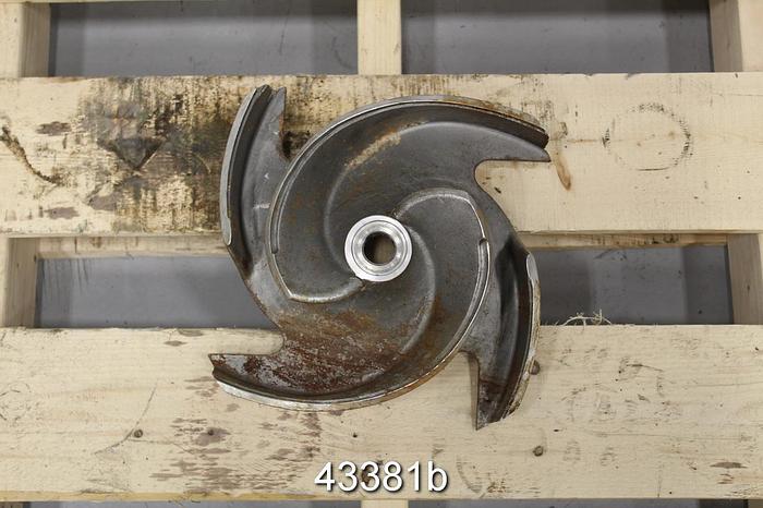 Used Goulds 3175 4x6x14 4-Vane CF8M 12.5" Impeller #43381