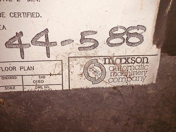 Used 57" MAXSON MODEL MS SINGLE ROTARY KNIFE SHEETER