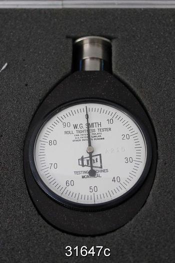 Used TMI W.G. Smith Roll Tightness Tester #31647