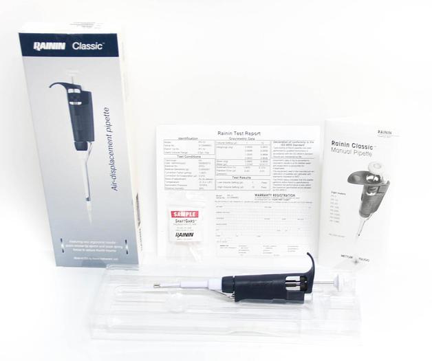 New Rainin Precision Pipette Classic AirDisplacement Pipette 110µl PR