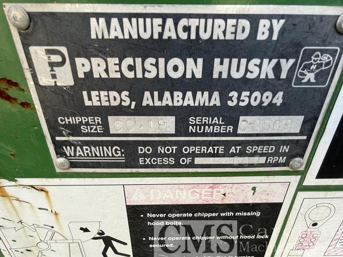 Used Precision 66" 6 Knife Chipper