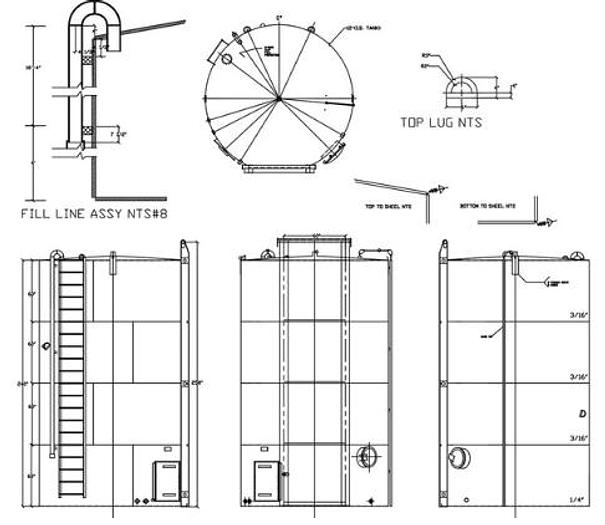 400BBL Skidded Vertical Tanks (New)