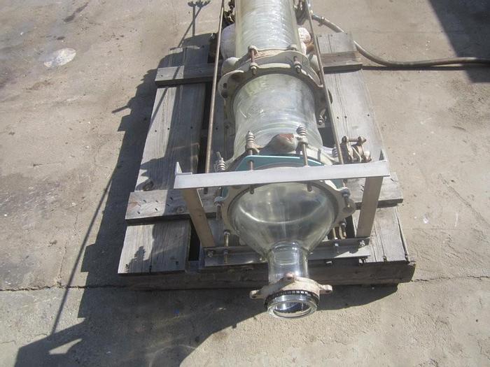 Used Heat Exchanger, Shell & Tube, QVF, 3", SingleHeat Exchanger, Shell & Tube, QVF, 3", Single #S739981