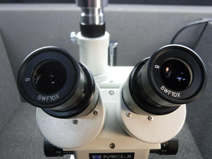 Used Meiji EMZ-TR, SWF10X & MVGPVC101