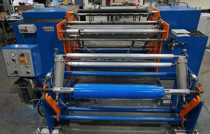 Used 63" PARKLAND INTL CANTILEVERED DUPLEX SLITTER REWINDER 27" REWIND DIAMETER MFG 2010