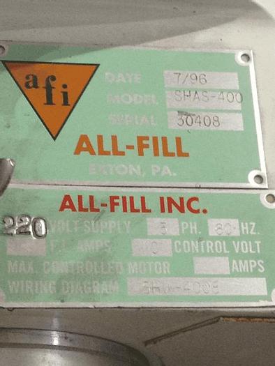 Used ALL FILL AUGER FILLER WITH CONVEYOR