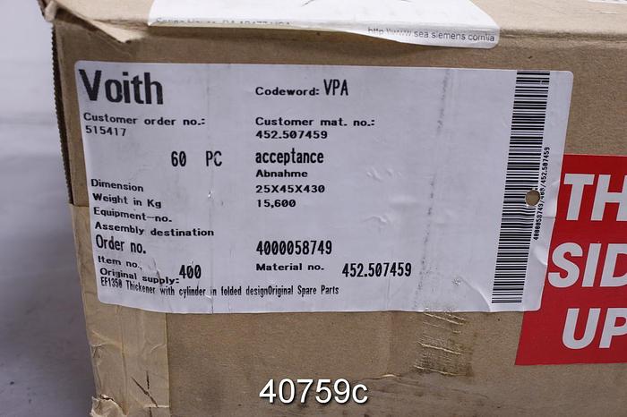 Used Finckh Thickener Doctor Fingers, Model EF1330 #40759