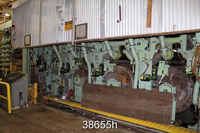 Used Beloit 100" Trim Medium/Liner Fourdrinier Paper Machine, 2500 FPM #38655