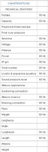 DBS 200 – DBS 250 Pompa per vuoto a palette a secco