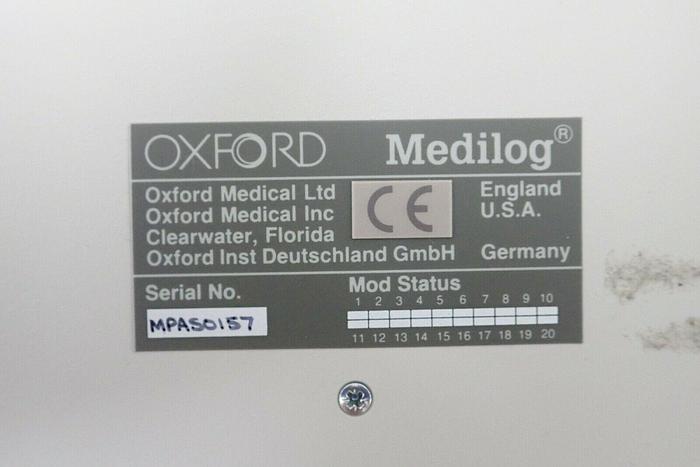 Used Oxford Medilog MPA-S Solid-State MultiParameter Recoder w/ Power Supply & Extras
