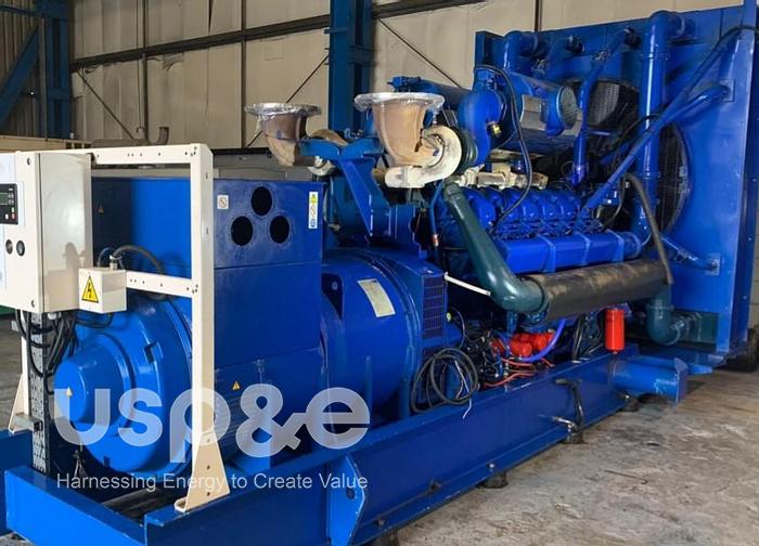 Used 1.3 MW 1995 Used Perkins 4012-46TAG2A Diesel Generator Set