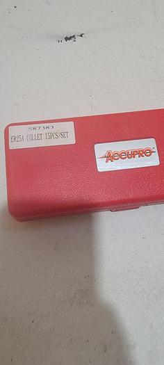 ER25A ACCUPRO 15 PCS LATHE COLLET SET (110)