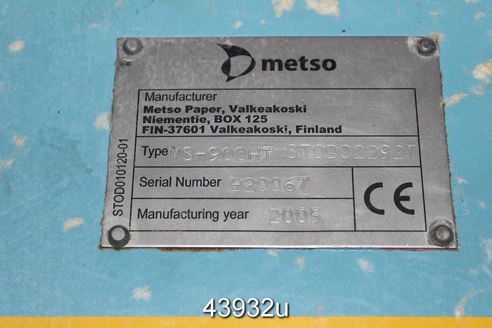 Used 290" Trim Complete Fourdrinier Paper Machine, with Metso Dilution Control Headbox #43932