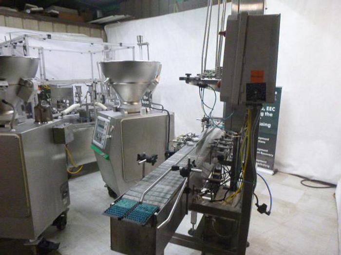 Used Complete Filling Line; World Cup Filler, (2) Vemag Robbies and Lidder