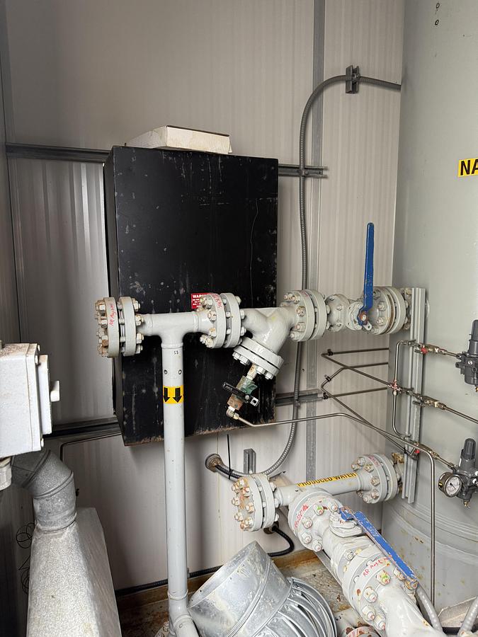 Used 30" 1440 PSI Vertical Sour Separator Package w/Integral 400 BBL Tank