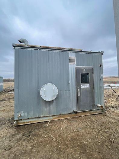 Used 16" 1440 PSI Vertical Separator Package w/Integral 100 Bbl Tank