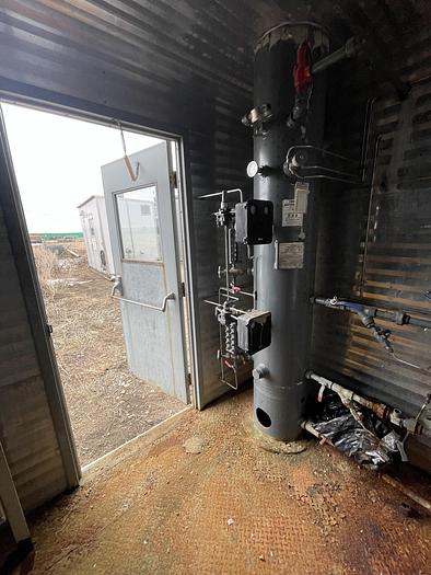 Used 16" 1440 PSI Vertical Separator Package w/Integral 100 Bbl Double Wall Fiberglass Tank