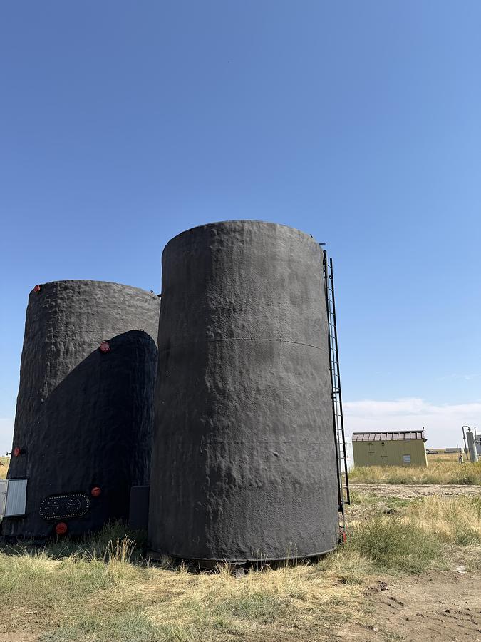 Refurbished 400 BBL Double Wall External Heat Box, Insulated, Internally Coated Tank - 15523