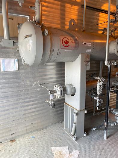 Used 60" x 24' 720 PSI Sour Horizontal 3 Phase Separator Package