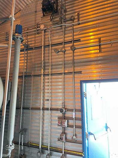 Used 60" x 24' 720 PSI Sour Horizontal 3 Phase Separator Package