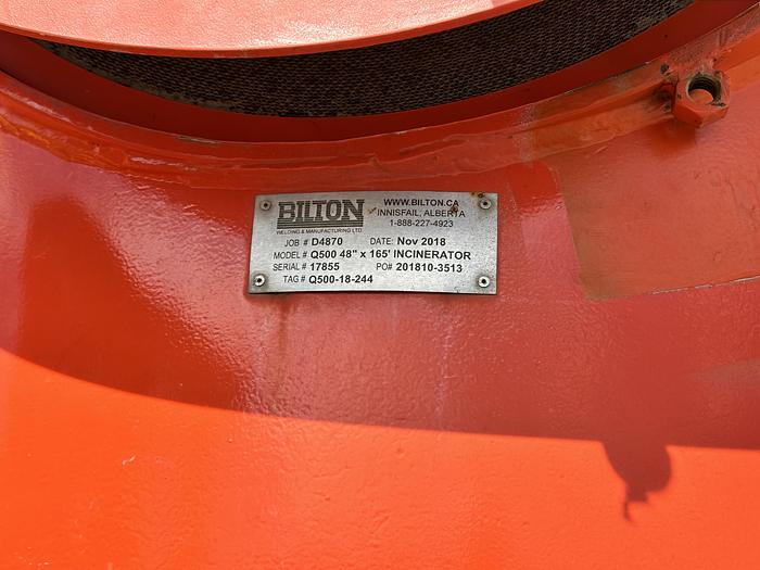 Used Questor 250 MMBtu Hr Guyed 48 X 165 Flare Stack Incinerator For used-questor-250-mmbtu-hr-guyed-48-x-165-flare-stack-incinerator-for