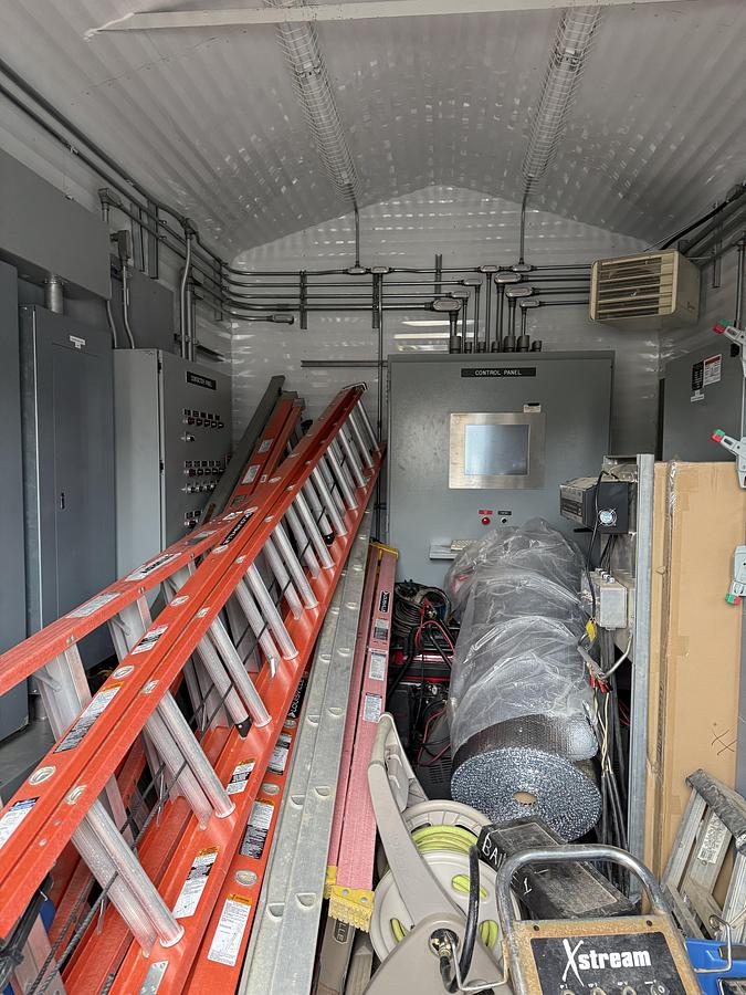 Used 10" W x 24' Long MCC Building with Storage/Office Space