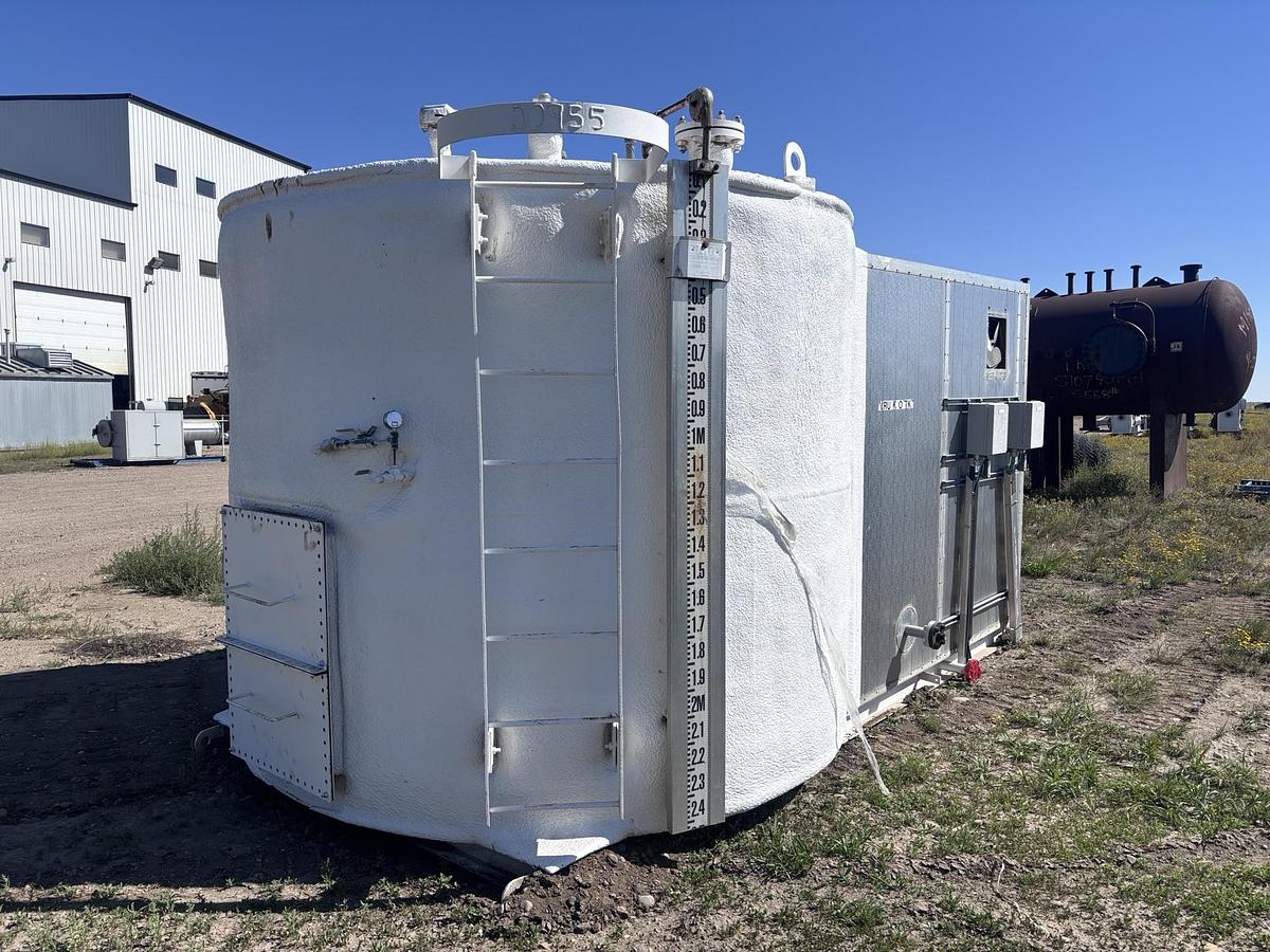 Used 100 BBL DW Internally Coated, Insulated with Heated Building