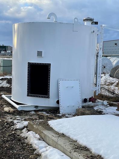 Used 100 Barrel Bottom Skidded Pop Tank