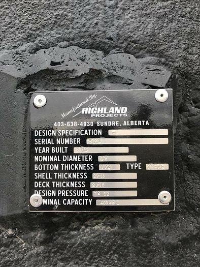 400 BBL ThermoVault Tank