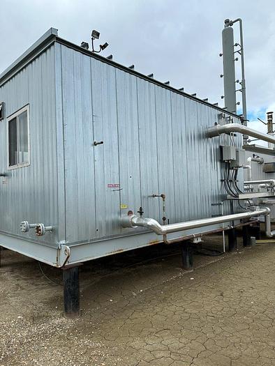 Used 60" x 10' 720 PSI Horizontal Rushton 3 Phase Separator Package