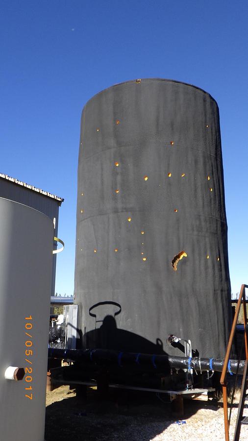 Used 400 BBL Double Wall L-Skidded, EnviroVaullt Heated, Insulated & Internally Coated Tank