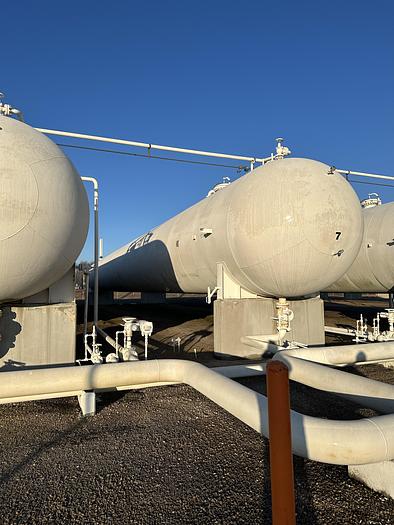 Used 90,000 Gallon 250 PSI Storage Bullet