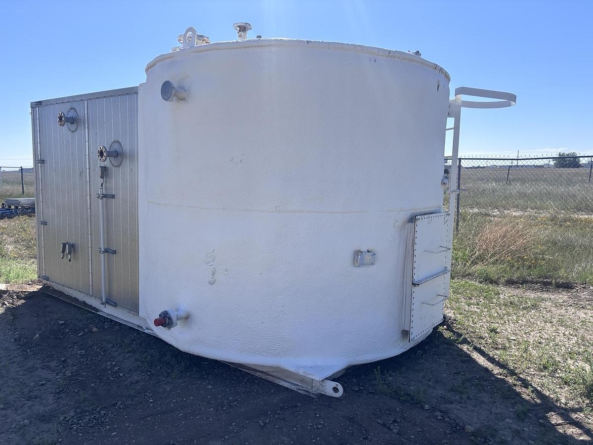 Used 100 BBL DW Internally Coated, Insulated with Heated Building