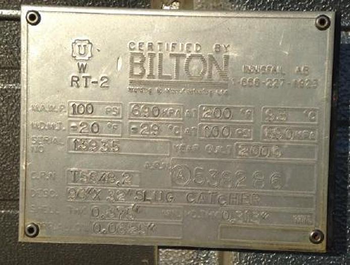 Used 96" 100 PSI Sour Slug Catcher