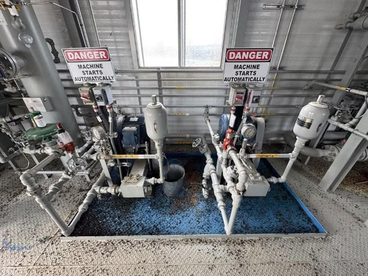 Used 24" 1415 PSI Sour 8 Tray Dehydrator