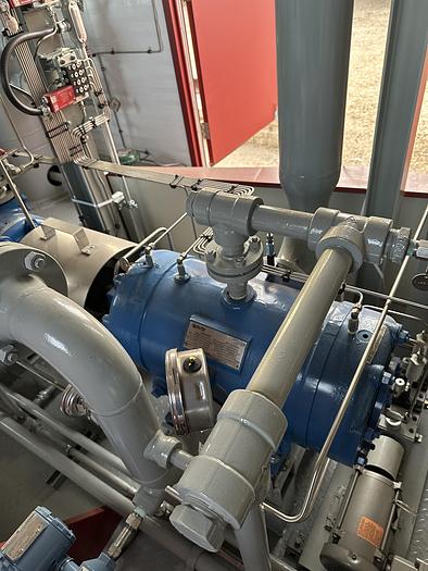 100HP New SOUR VRU Teco Driver with 2 Ro-Flo Compressors - 15623