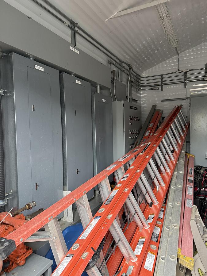 Used 10" W x 24' Long MCC Building with Storage/Office Space