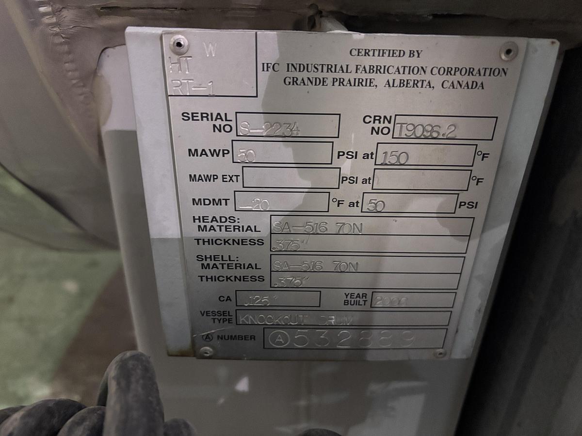 Used 50 BBL Sour 50 PSI FKOD #16107