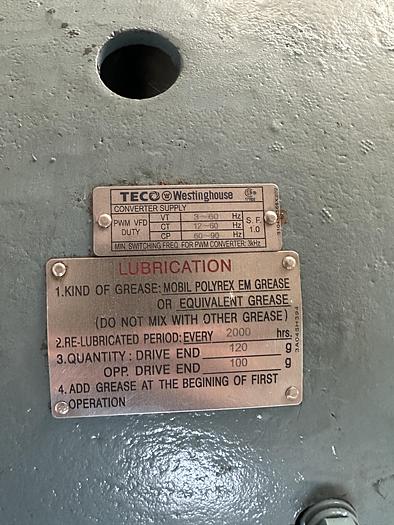 100HP New SOUR VRU Teco Driver with 2 Ro-Flo Compressors - 15623