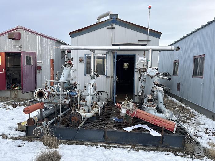 Used 48" 720 PSI Group Separator with 36" 720 PSI Test Separator and 8 Well Inlet Header