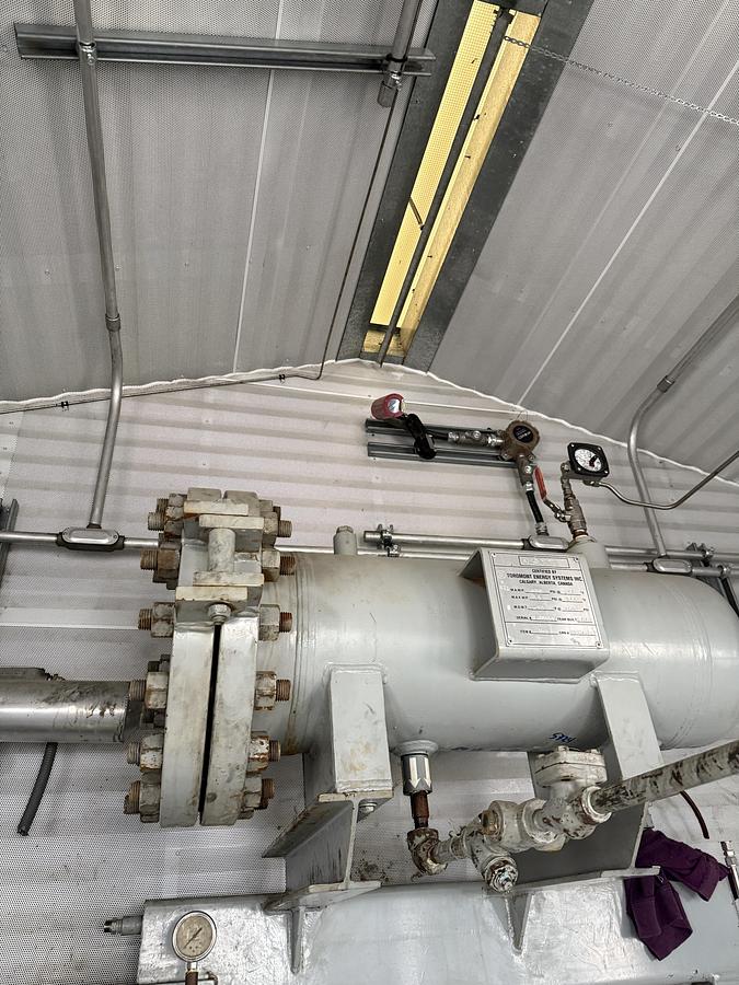 Used 75 HP Electric Driven Frick XJF-151M VRU Screw Compressor