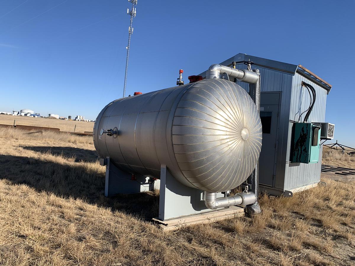 Used 72" x 10' 50 BBL Internally Coated FKOD c/w Heat Coil