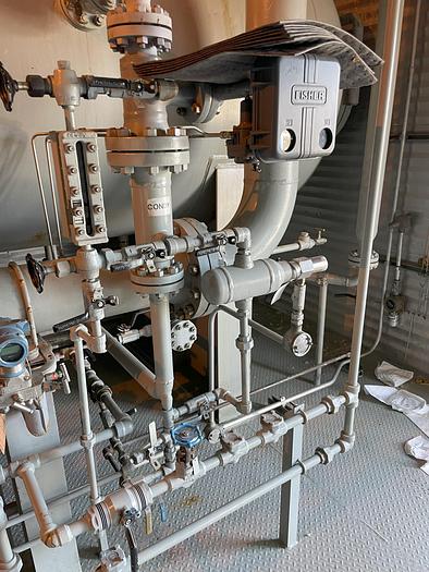 Used 60" x 24' 720 PSI Sour Horizontal 3 Phase Separator Package