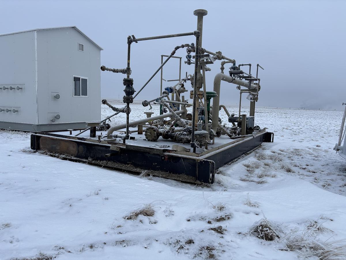 Refurbished 16' x 22'6" Heavy Duty Skid with Checker Plate - 15662