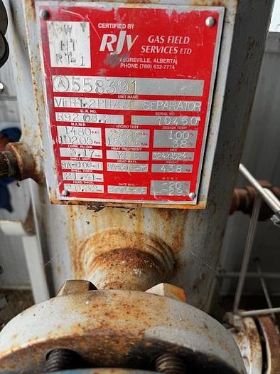 Used 24" x 20' 1440 PSI Sweetening Package