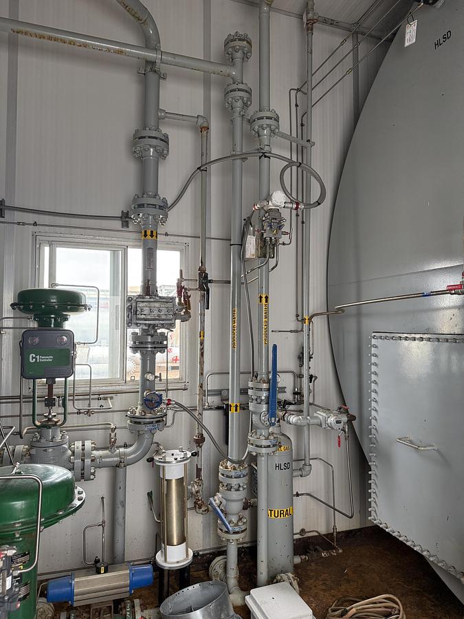 Used 30" 1440 PSI Vertical Sour Separator Package w/Integral 400 BBL Tank