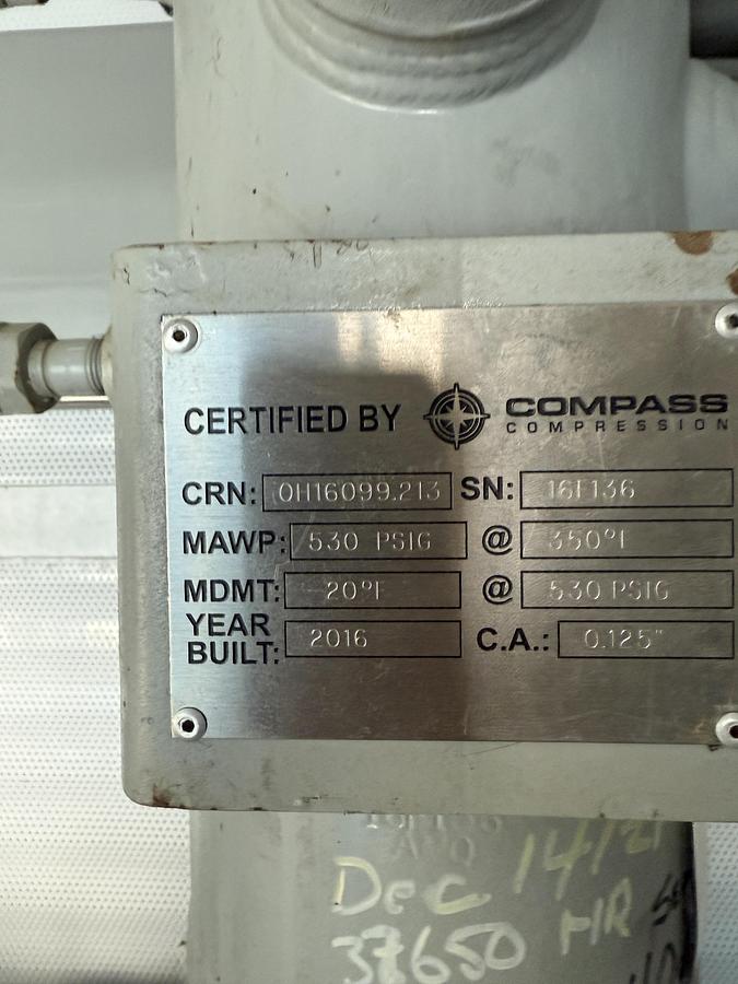 Used 50 HP Ro-Flo VRU Compressor