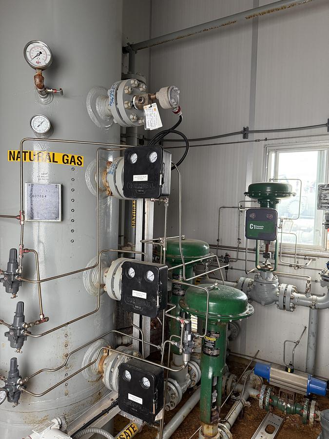 Used 30" 1440 PSI Vertical Sour Separator Package w/Integral 400 BBL Tank