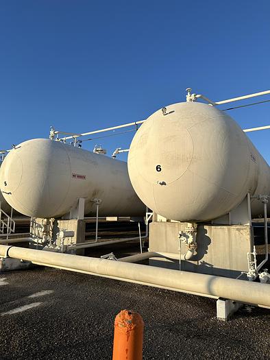 Used 90,000 Gallon 250 PSI Storage Bullet