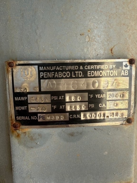 Used 2000 Penfabco Ltd.